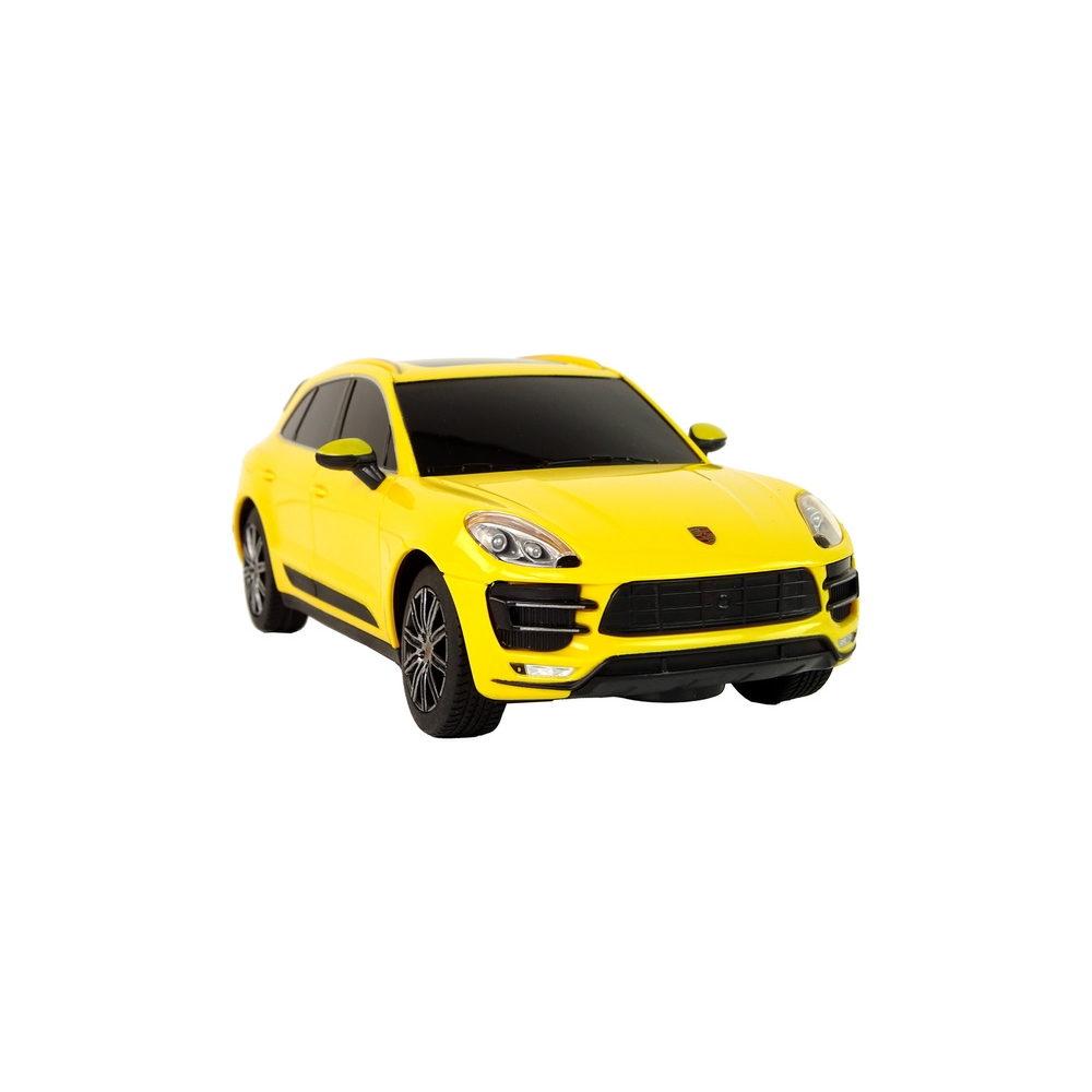 Nuotoliniu būdu valdomas automobilis R/C Porsche Macan Turbo 1:24 Rastar, Yellow