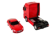 Mercedes-Benz R/C vilkikas 1:26 raudonas