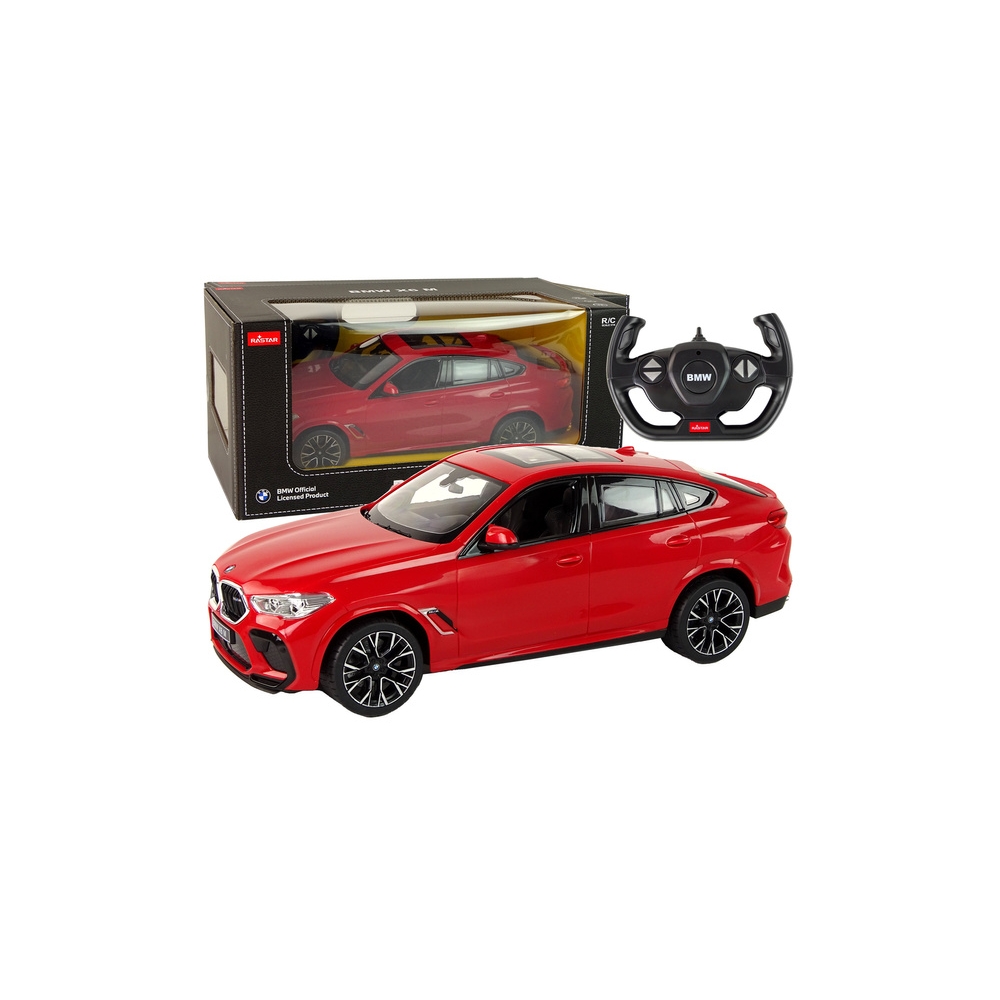 Auto R/C Bmw X6 M 1:14 Rastar Czerwone