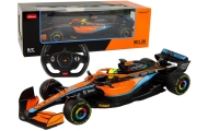 Nuotoliniu būdu valdomas McLaren F1 lenktyninis automobilis RC Rastar, oranžinis, 1:12