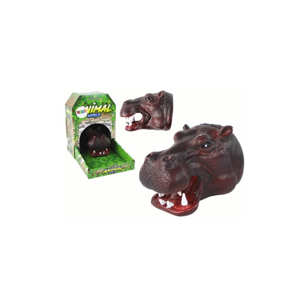 Hipopotamas Gyvūnų rankinė lėlė