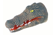 Crocodile Animal Hand Puppet Gray