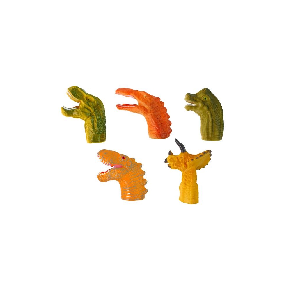 Pirštukinės lėlės Dinozaurai Gyvūnai 5 vnt.