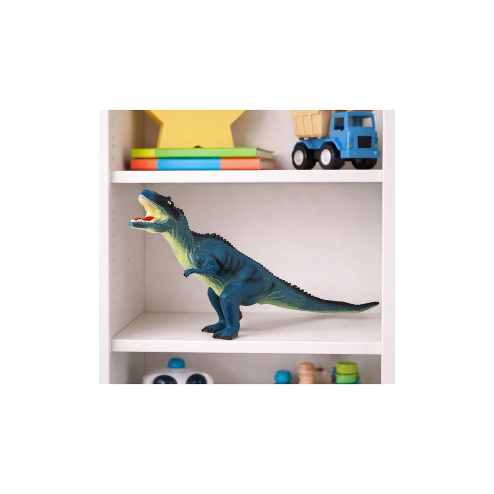 Didelis dinozauras tiranozauras Figūrėlė Garsas 41 cm mėlyna arba oranžinė