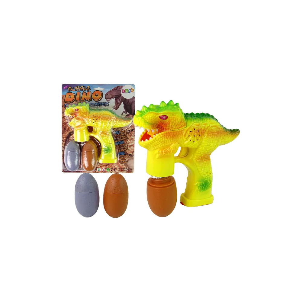 Muilo burbulai Dinozaurų burbulų skystas kiaušinis geltonas