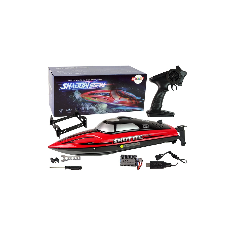 Motorówka R/C 2,4G Czerwona 20-25 km/h