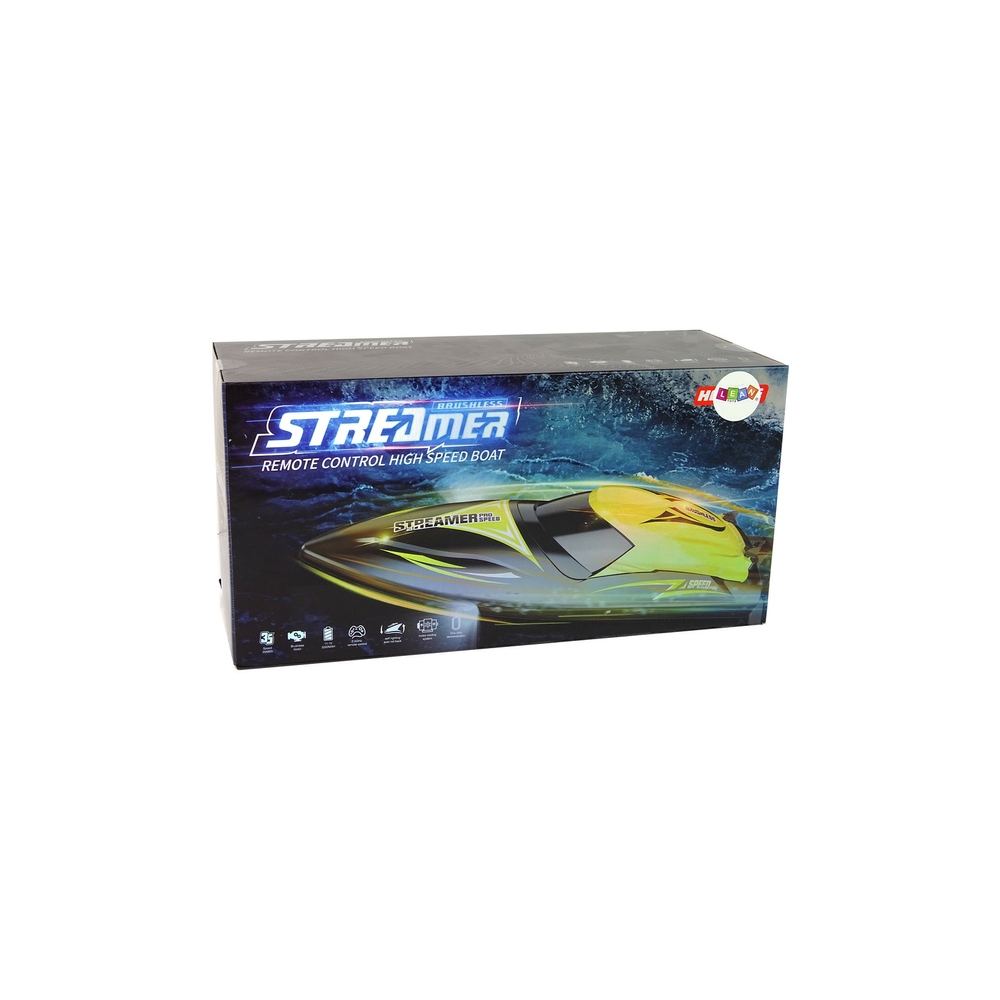 Motorinė valtis R/C 2.4G 35 KM/H, Yellow