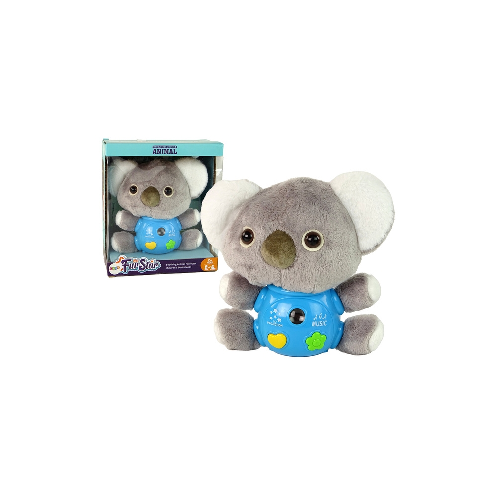 Koala Projektoriaus garsai Interaktyvus žaislas pilka spalva-Miegui, Migdukai ir karuselės, Miego žaislai-e-vaikas