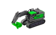 Construction Vehicle Excavator Green Friction Drive