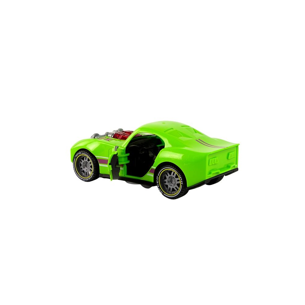 Automobilis 1:14 Automobilis žalias Sportiniai žibintai Garso transporto priemonė