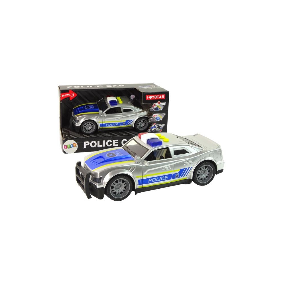 Policijos automobilis 1:14 Lights Sound Silver
