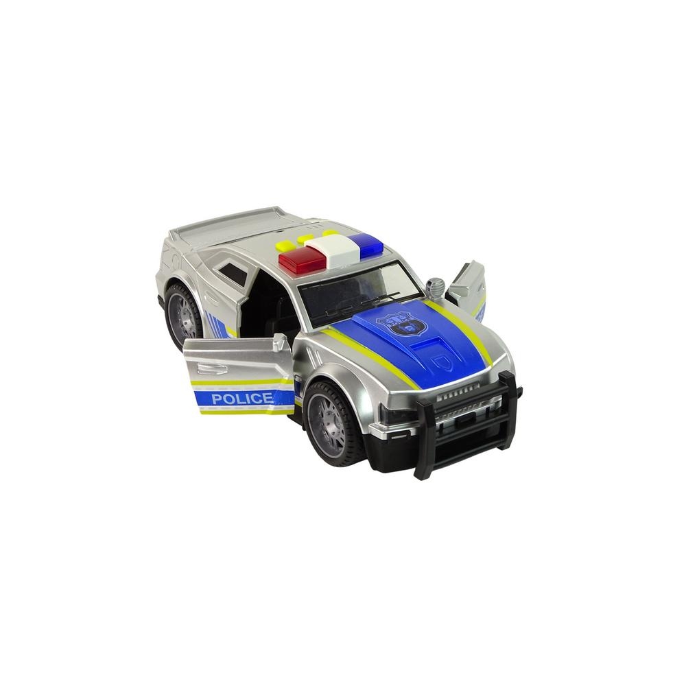 Policijos automobilis 1:14 Lights Sound Silver