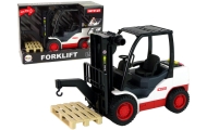 Forklift Truck Moving Fork Pallet.