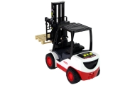 Forklift Truck Moving Fork Pallet.
