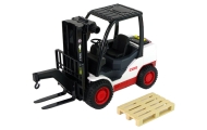 Forklift Truck Moving Fork Pallet.