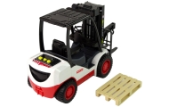 Forklift Truck Moving Fork Pallet.