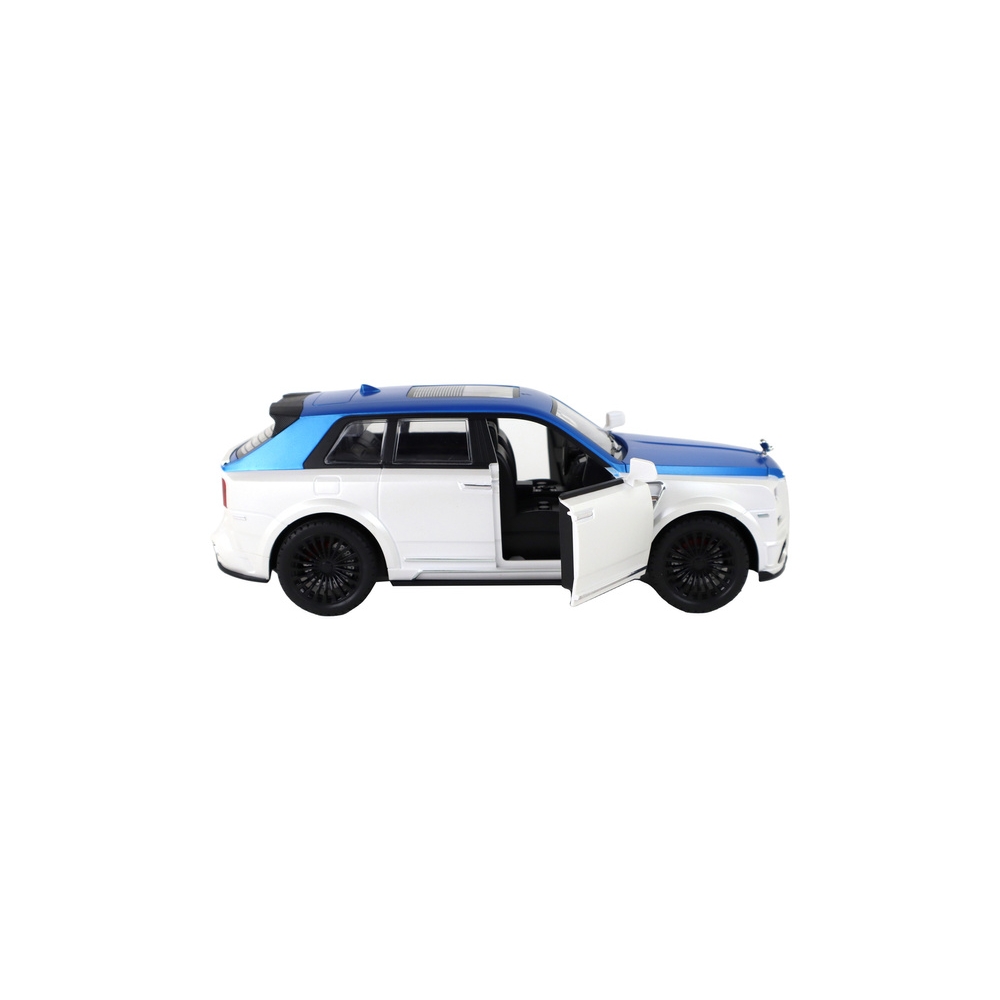 Nuotoliniu būdu valdomas R/C 1:20 automobilis, baltas/mėlynas