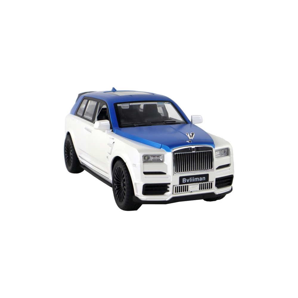 Nuotoliniu būdu valdomas R/C 1:20 automobilis, baltas/mėlynas