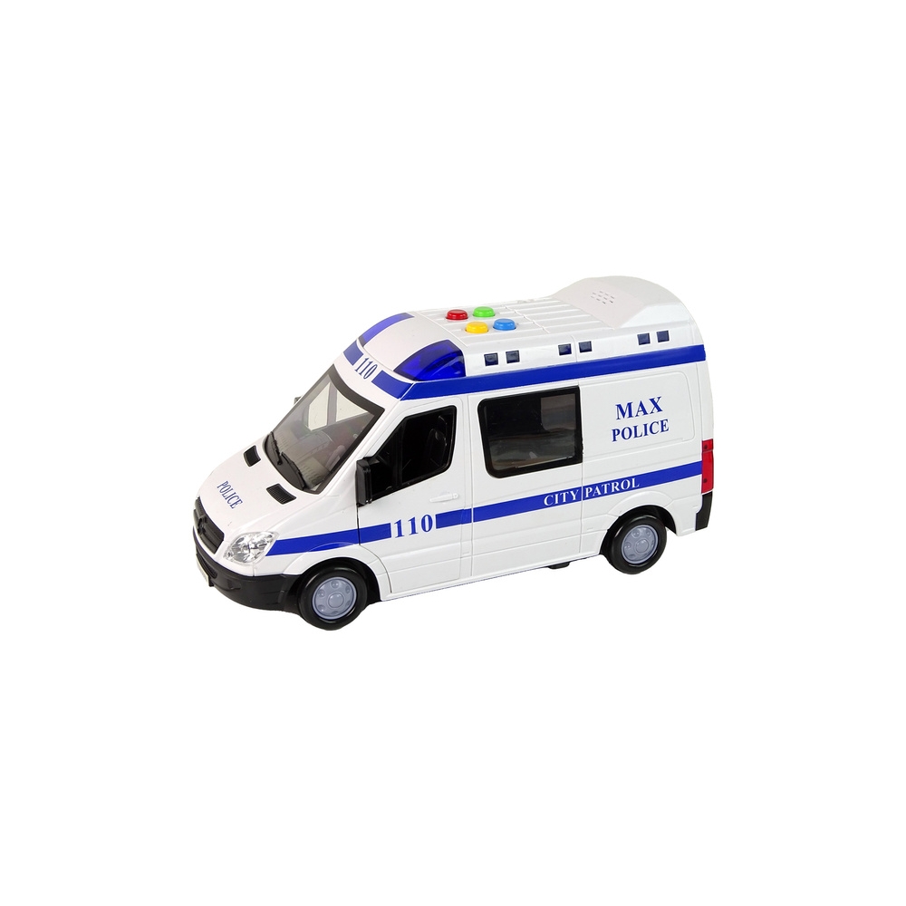 Policijos automobilis Policijos radijo automobilis Frico Drive garsai Žibintai