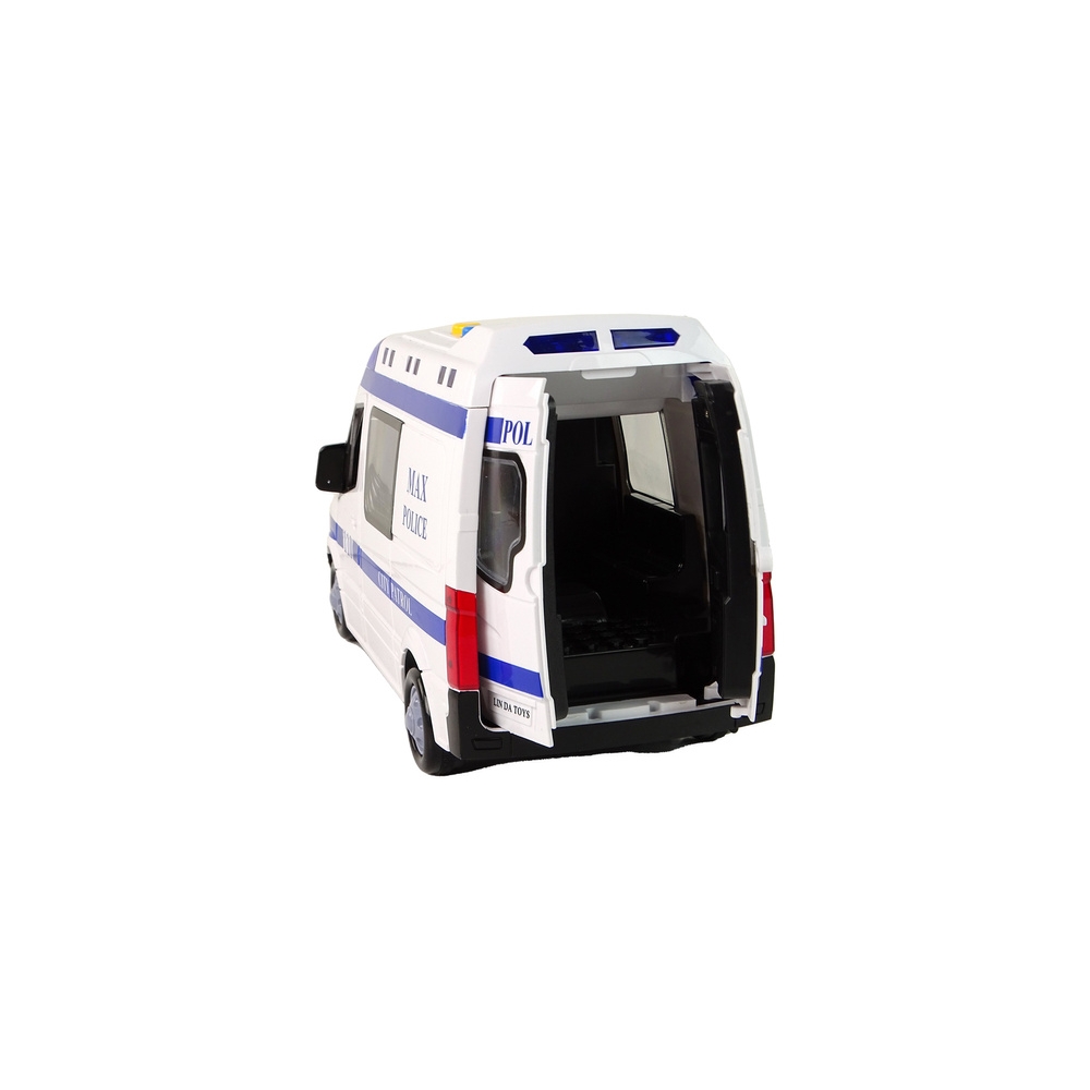 Policijos automobilis Policijos radijo automobilis Frico Drive garsai Žibintai