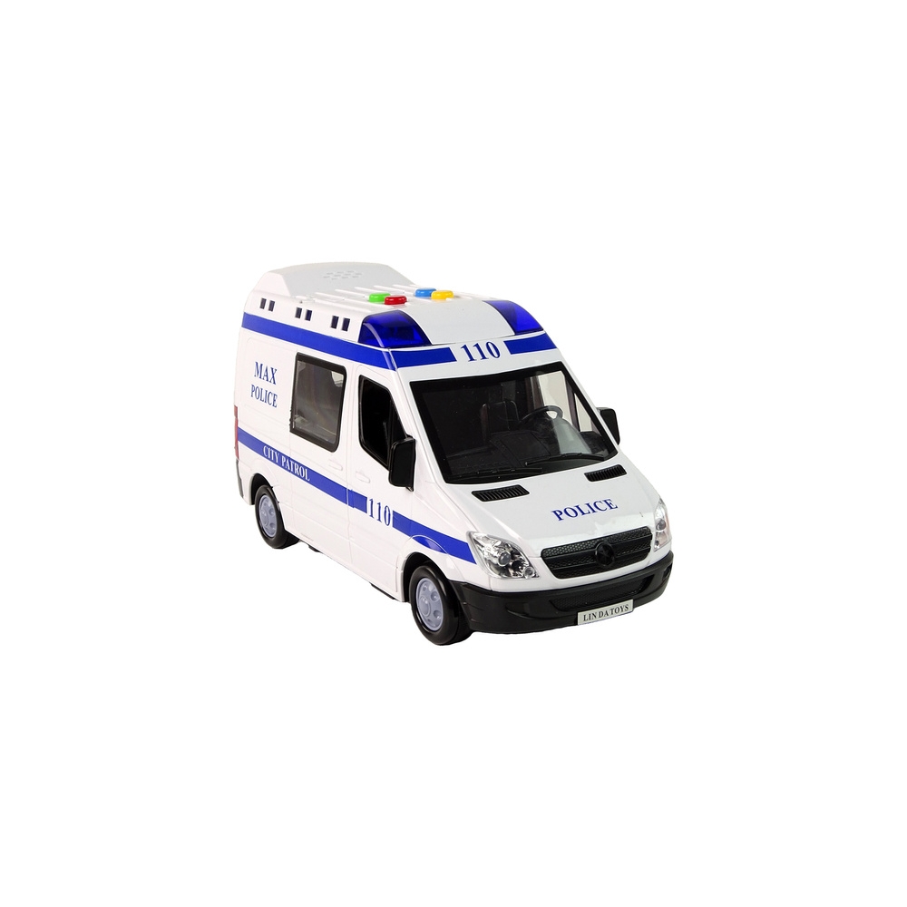Policijos automobilis Policijos radijo automobilis Frico Drive garsai Žibintai