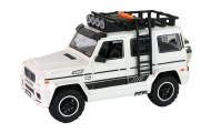 Battery-powered off-road car white