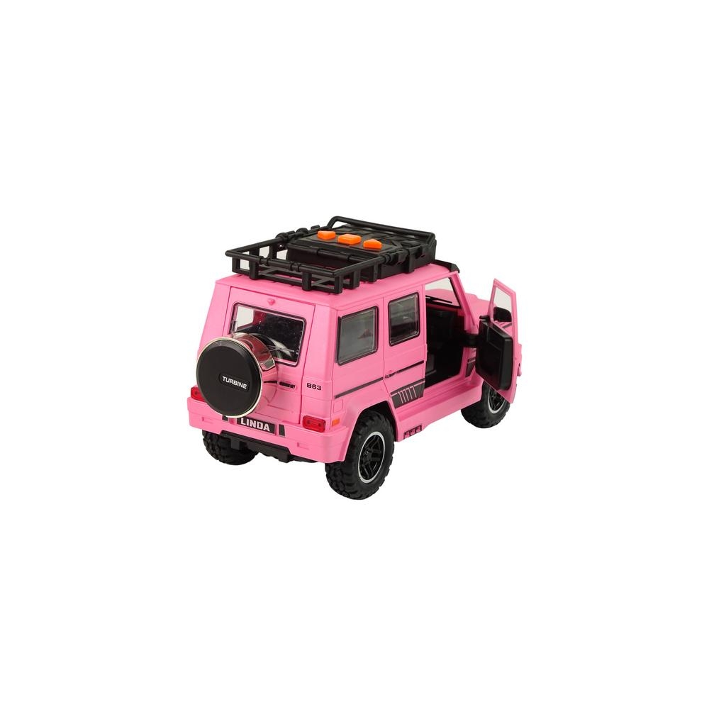 Automobilis visureigis, rožinis, V12, su turbina-Žaislai, Auto ir transporto žaislai, Mašinos-e-vaikas