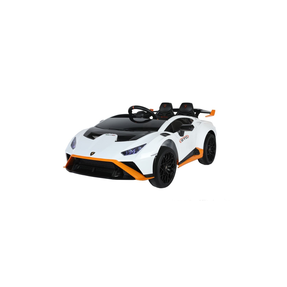 Elektromobilis Lamborghini STO DRIFT, White-Elektromobiliai vaikams, Mašinos-e-vaikas