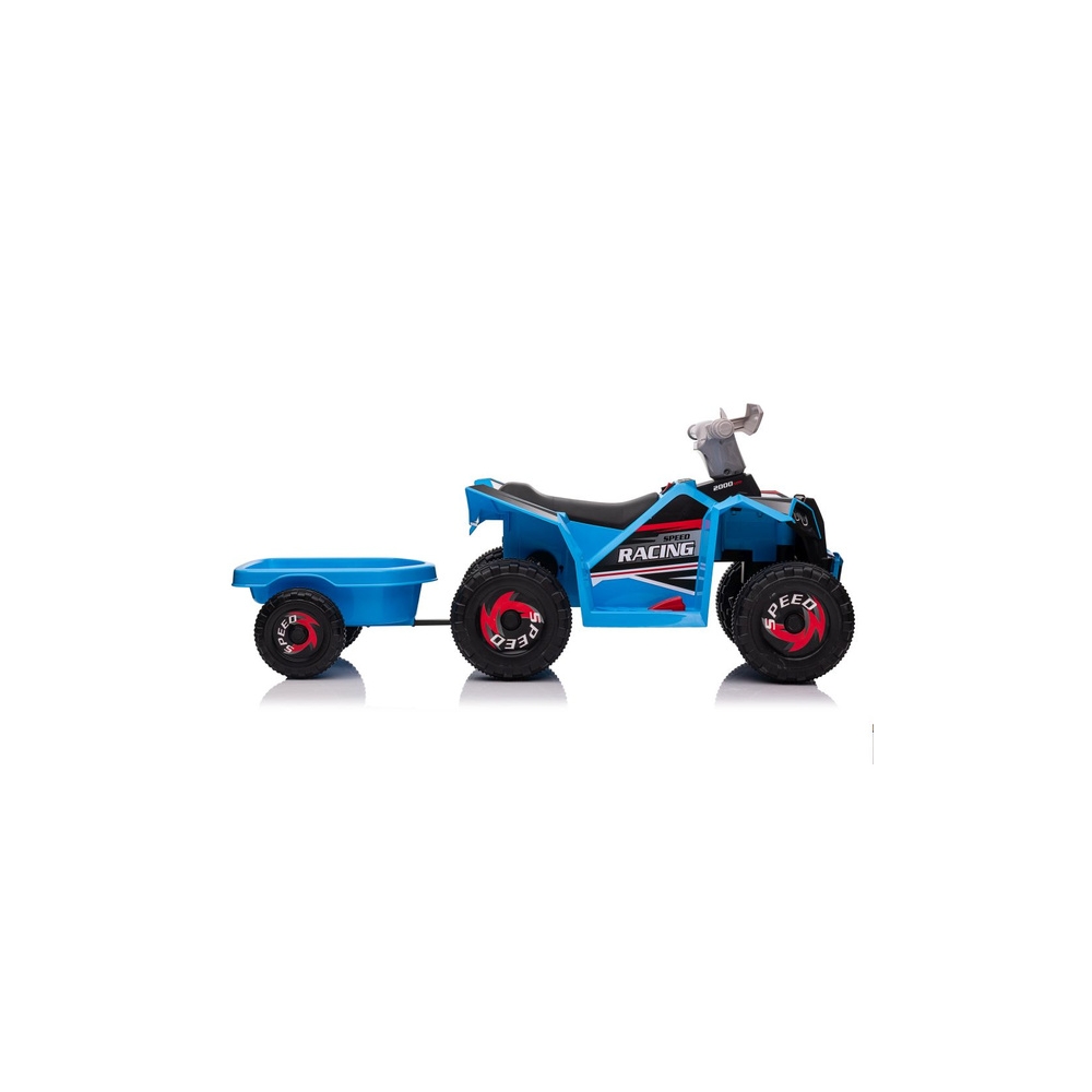 Quad Na Akumulator XMX630T Niebieski Z Przyczepą