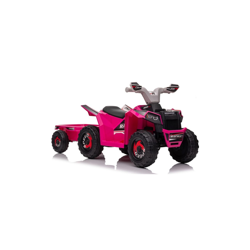 Quad Na Akumulator XMX630T Różowy Z Przyczepą