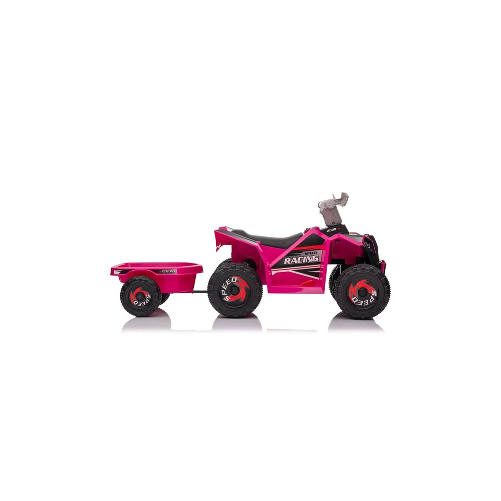 Quad Na Akumulator XMX630T Różowy Z Przyczepą