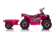 Quad Na Akumulator XMX630T Różowy Z Przyczepą
