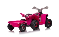Quad Na Akumulator XMX630T Różowy Z Przyczepą