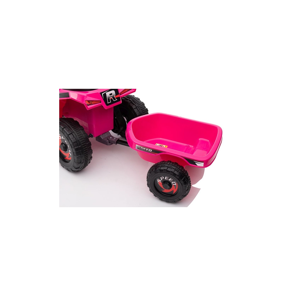 Quad Na Akumulator XMX630T Różowy Z Przyczepą