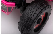 Elektrinis keturratis XMX630T su priekaba, Pink-Elektromobiliai vaikams, Keturračiai ir bagiai-e-vaikas
