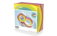 Pripučiamas plaukimo ratas Double 186 x 116 cm Rainbow Bestway 43648