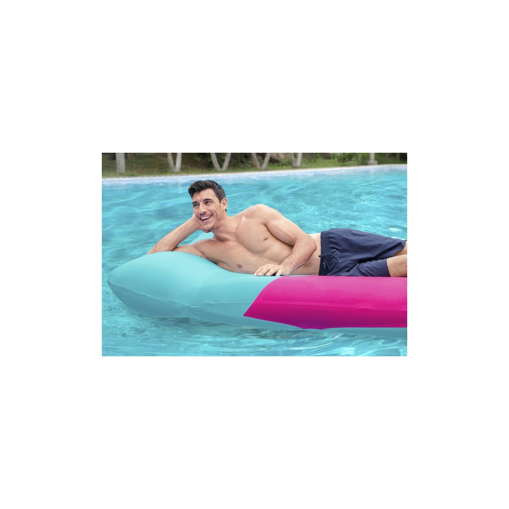 Pripučiamas čiužinys su užvalkalu 200 x 129 cm Bestway 43305-Žaislai, Lauko žaislai, Pripučiami ratai, žaislai, čiužiniai-e-vaik