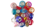 Set of Bracelets, Chains and Coloured Jewellery Beads