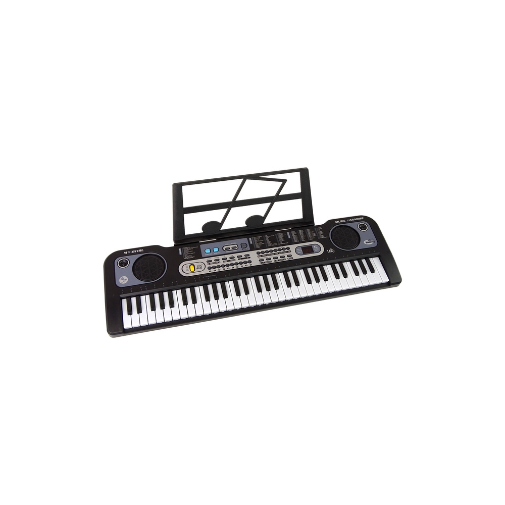 Keyboard z Mikrofonem Instrument Muzyczny Czarny