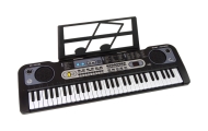 Keyboard z Mikrofonem Instrument Muzyczny Czarny
