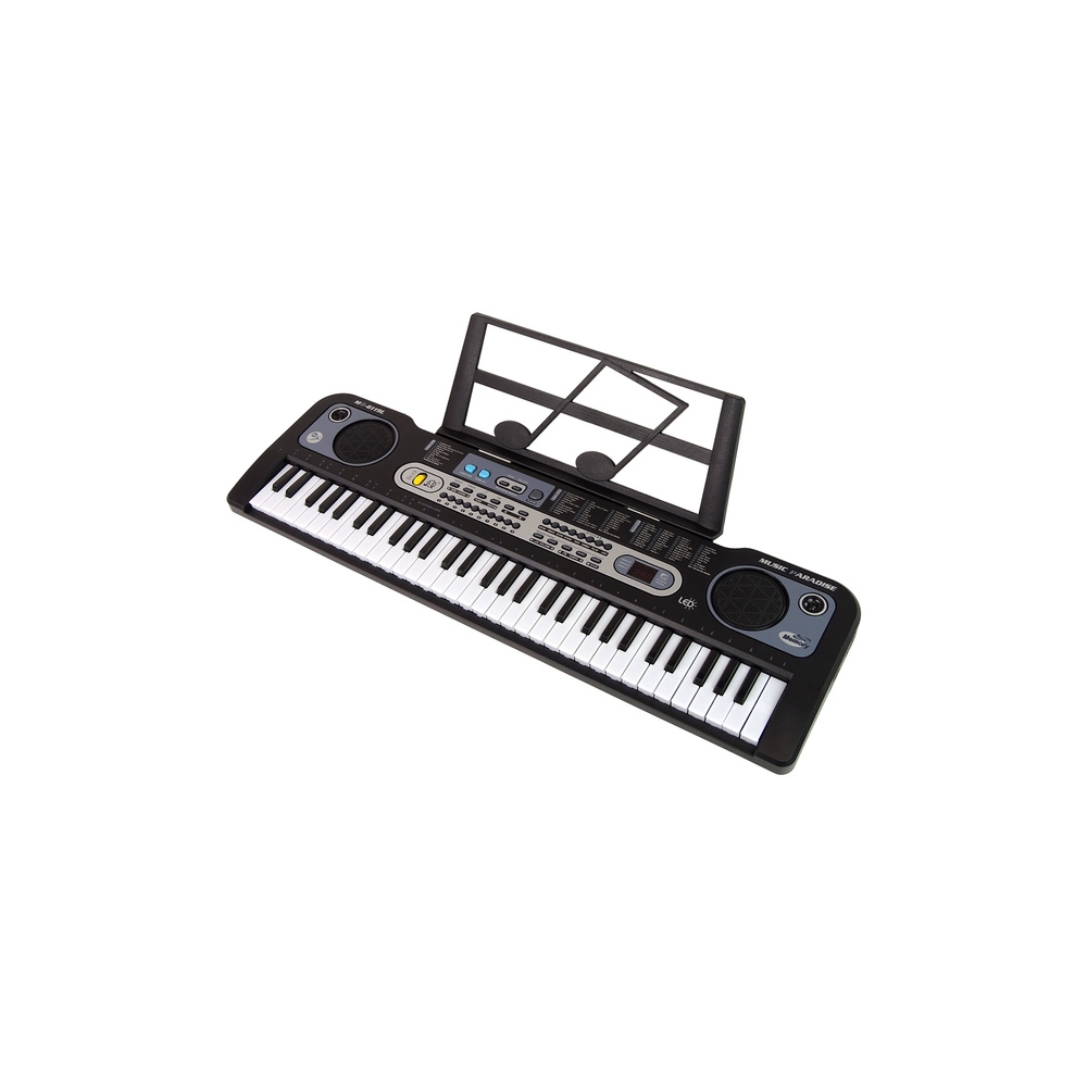 Keyboard z Mikrofonem Instrument Muzyczny Czarny
