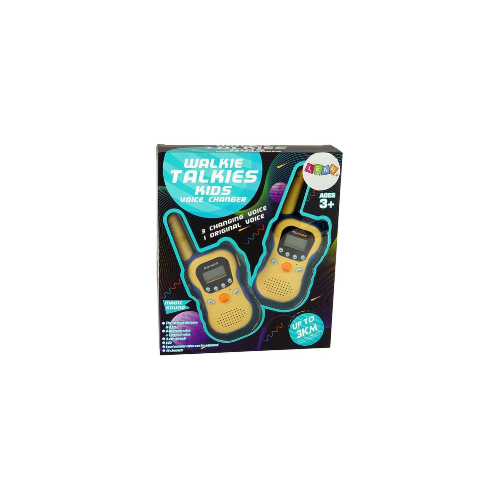 Zestaw Walkie Talkies Krótkofalówki Dla Dzieci Niebieskie 2 Szt.