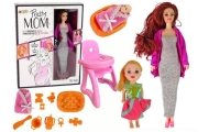 Pregnant Baby Doll Long Hair Accessories
