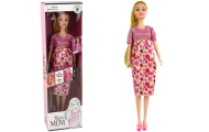 Baby Doll Pregnant Pink Dress Flowers