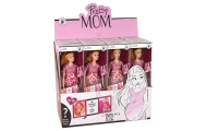 Baby Doll Pregnant Pink Dress Flowers
