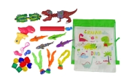 Nardymo žaislų rinkinys "Dinozauras
