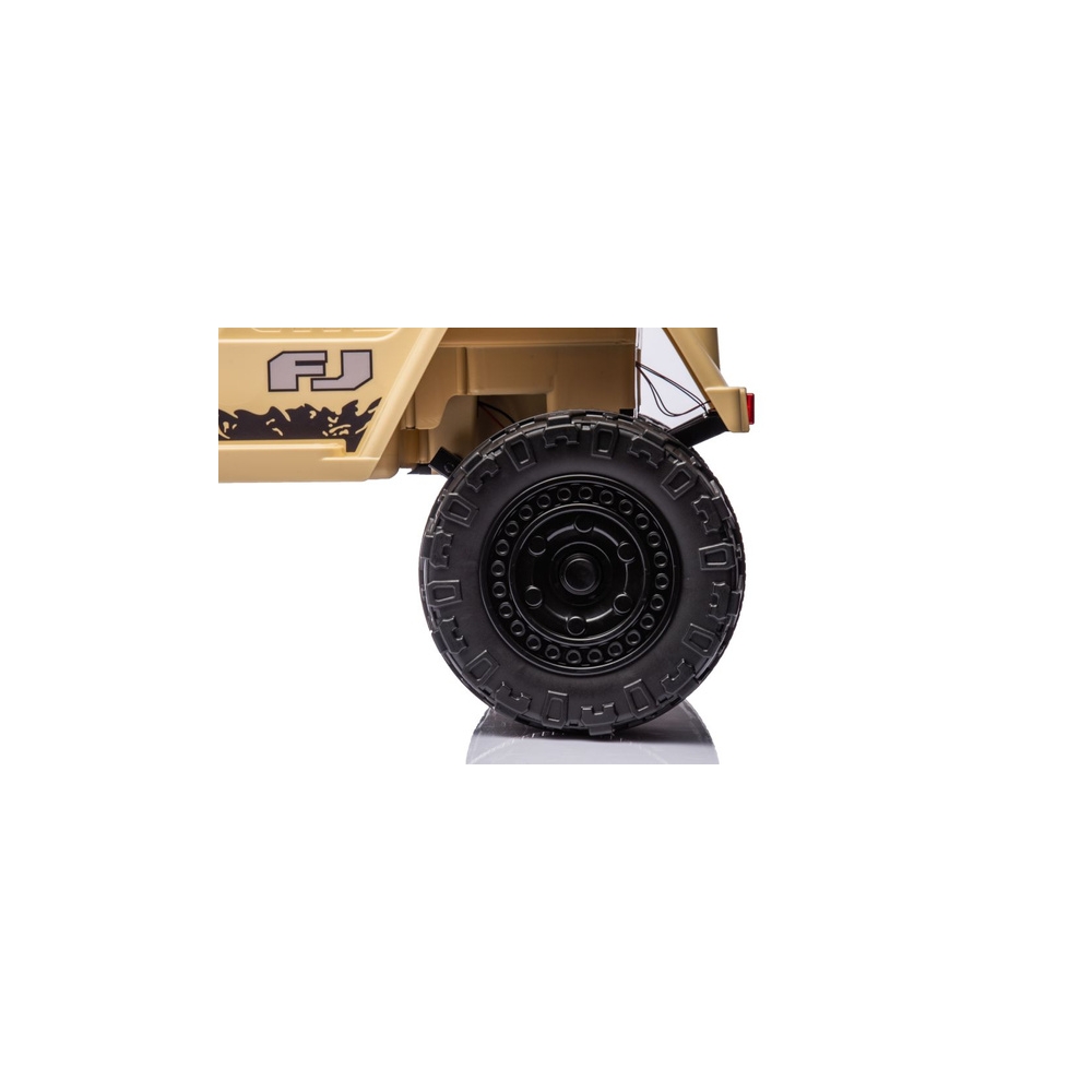 Elektromobilis Toyota FJ 4x4, Khaki-Elektromobiliai vaikams, Visureigiai-e-vaikas