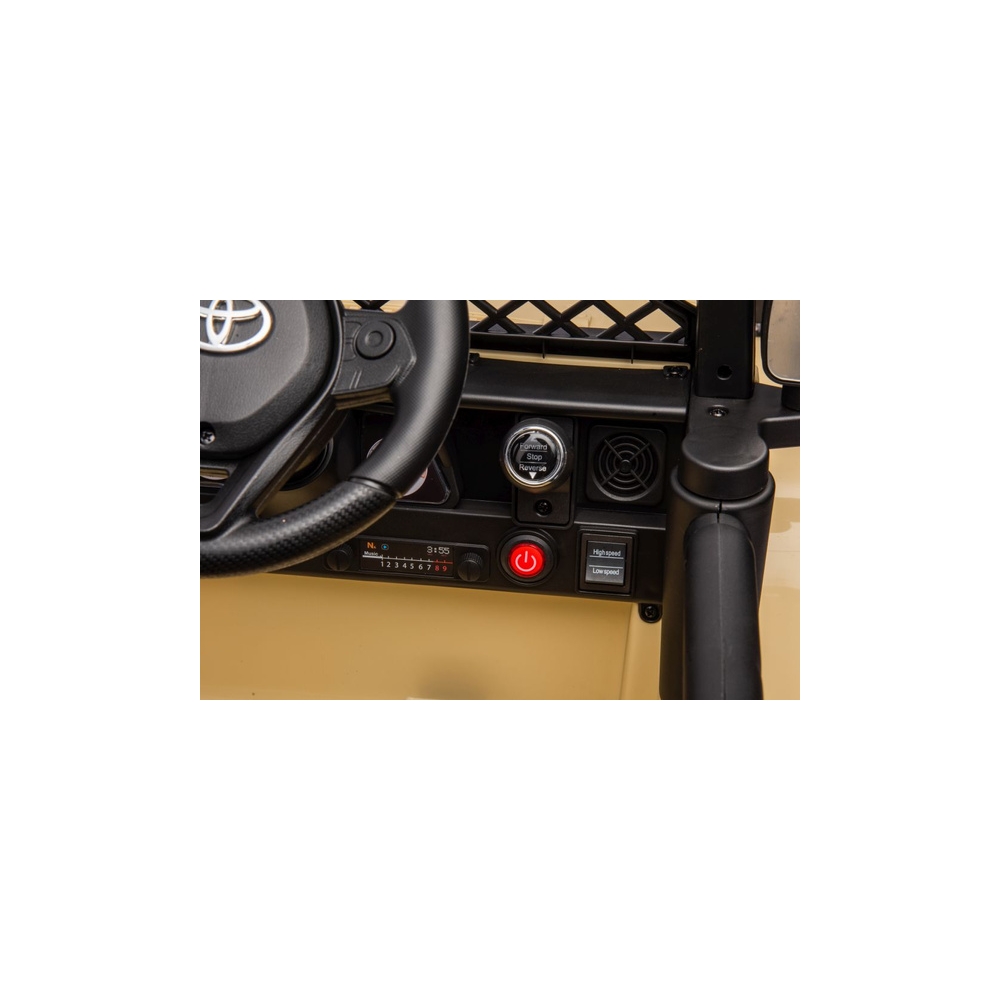 Elektromobilis Toyota FJ 4x4, Khaki-Elektromobiliai vaikams, Visureigiai-e-vaikas