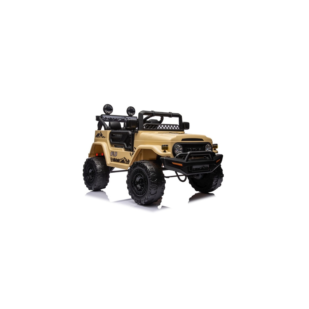 Elektromobilis Toyota FJ 4x4, Khaki-Elektromobiliai vaikams, Visureigiai-e-vaikas