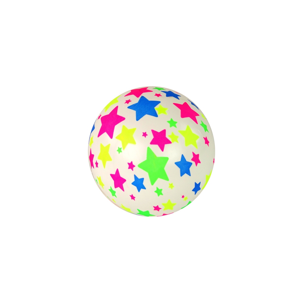 Guminis kamuolys Star 22 cm baltas